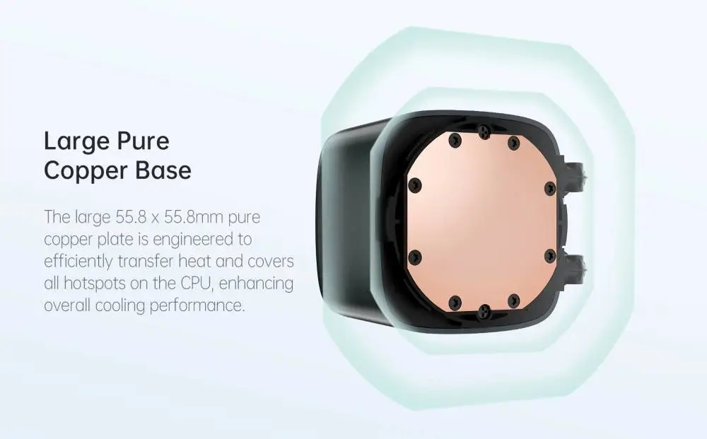 Водно охлаждане Geometric Future Eskimo Pro 420 Black Water Cooling ARGB