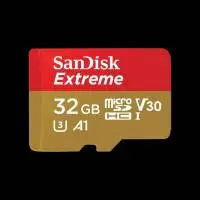 Карта памет Sandisk Extreme microSDHC Card 32GB Class 10 - SDSQXAF-032G-GN6AA