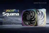 Вентилатори Geometric Future Squama 2503RW-14 White Reversed 140mm Fan Pack 3-in-1
