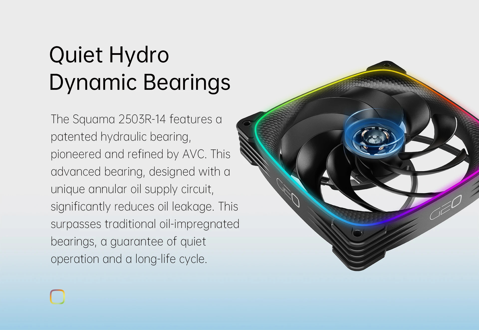 Вентилатори Geometric Future Squama 2503RB-14 Black Reversed 140mm Fan Pack 3-in-1