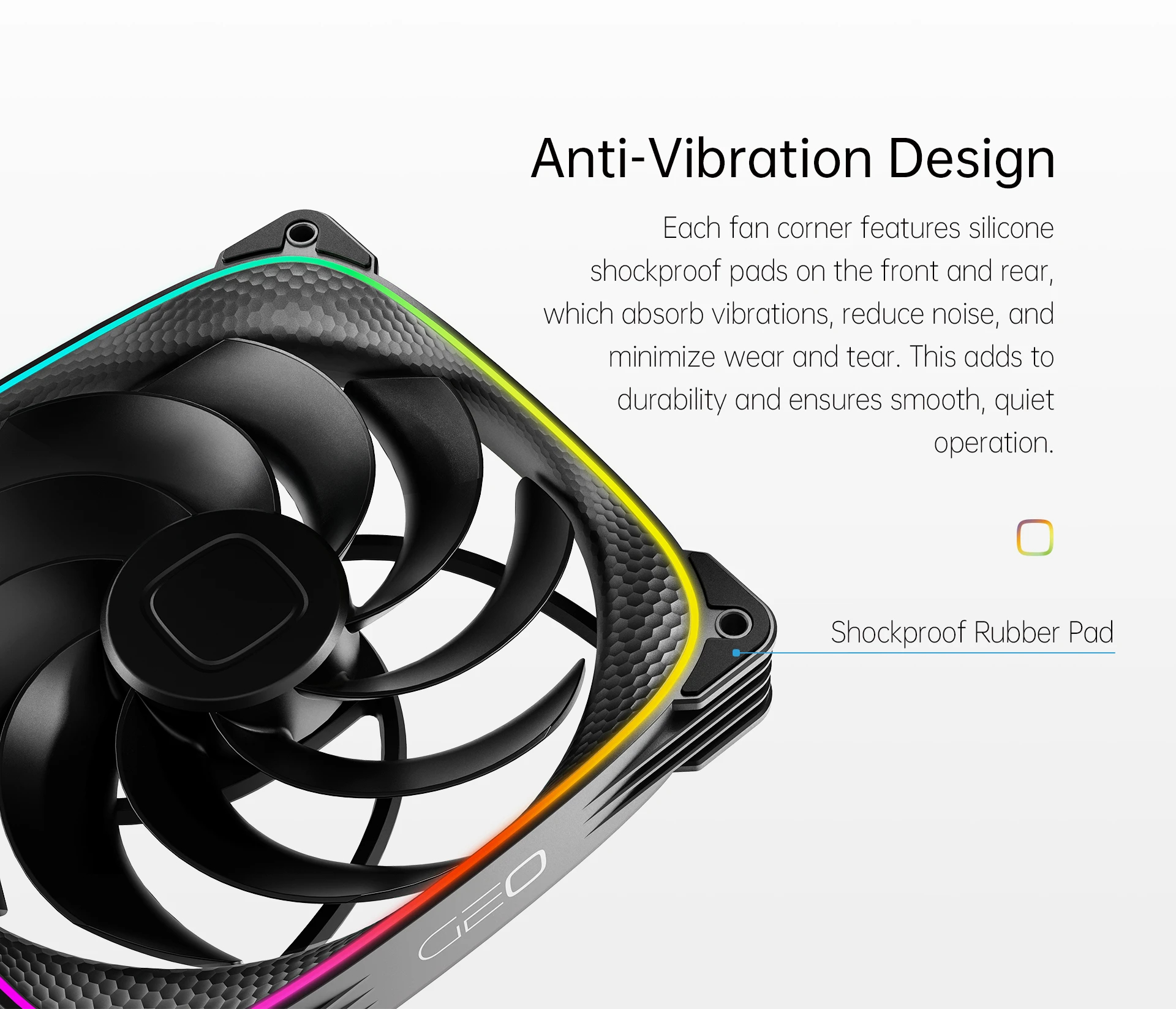 Вентилатори Geometric Future Squama 2503RB-14 Black Reversed 140mm Fan Pack 3-in-1