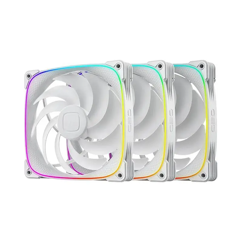 Вентилатори Geometric Future Squama 2503W-14 White 140mm Fan Pack 3-in-1