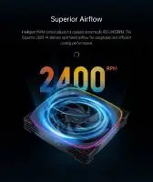 Вентилатори Geometric Future Squama 2503B-14 Black 140mm Fan Pack 3-in-1 