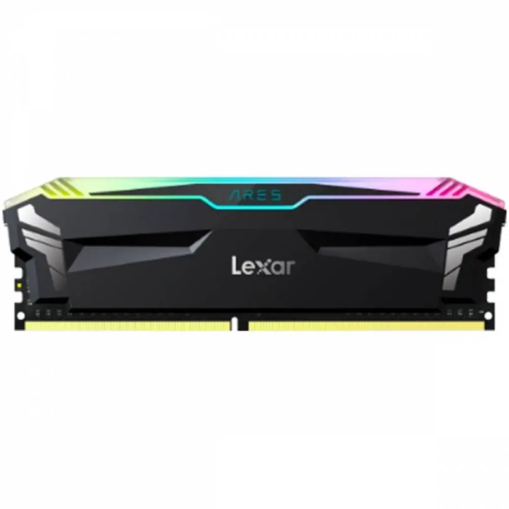Памет Lexar Ares RGB 32GB (2x16GB) DDR4 3600MHz CL18 Black - LD4BU016G-R3600GDLA