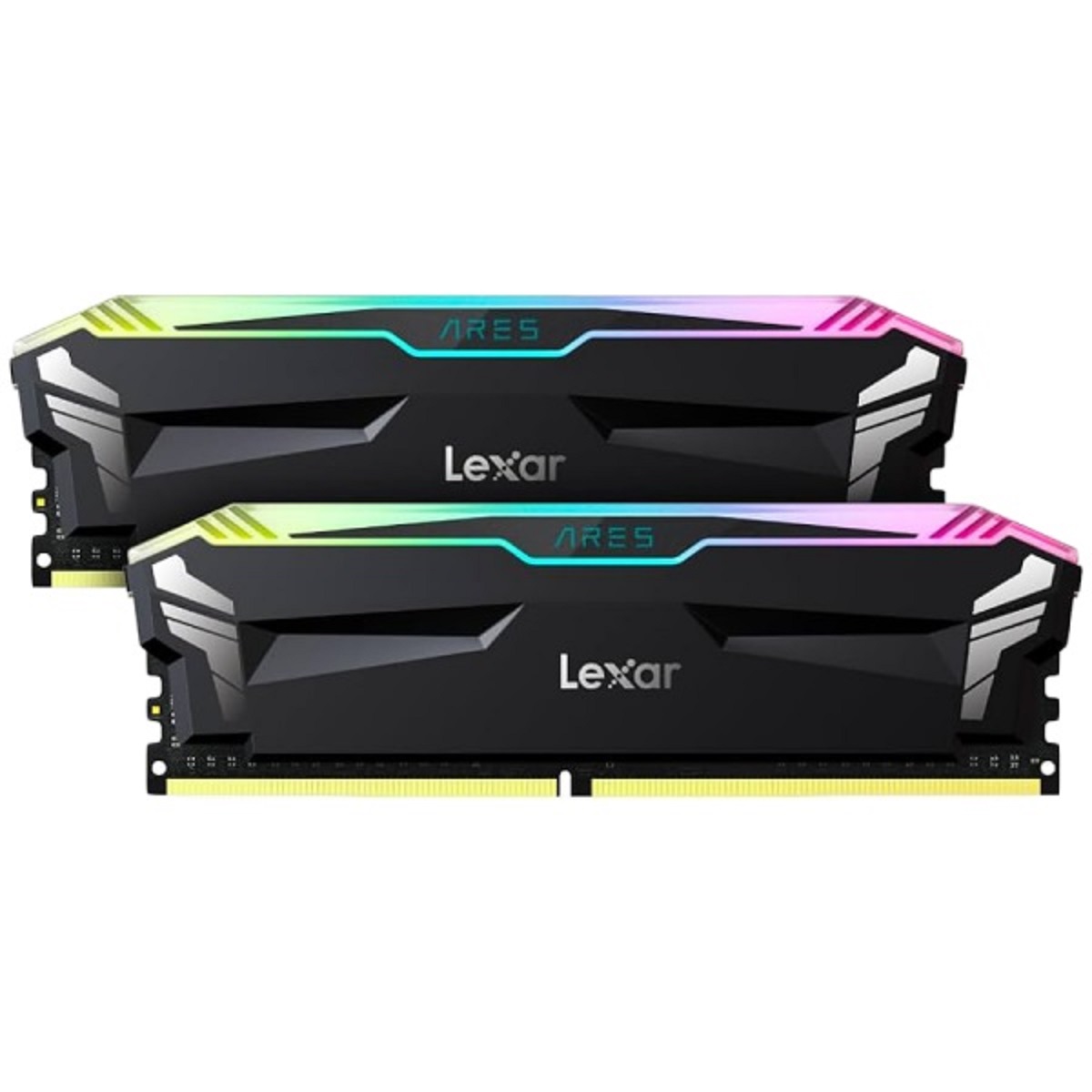 Памет Lexar Ares RGB 16GB (2x8GB) DDR4 3600MHz CL18 Black - LD4BU008G-R3600GDLA