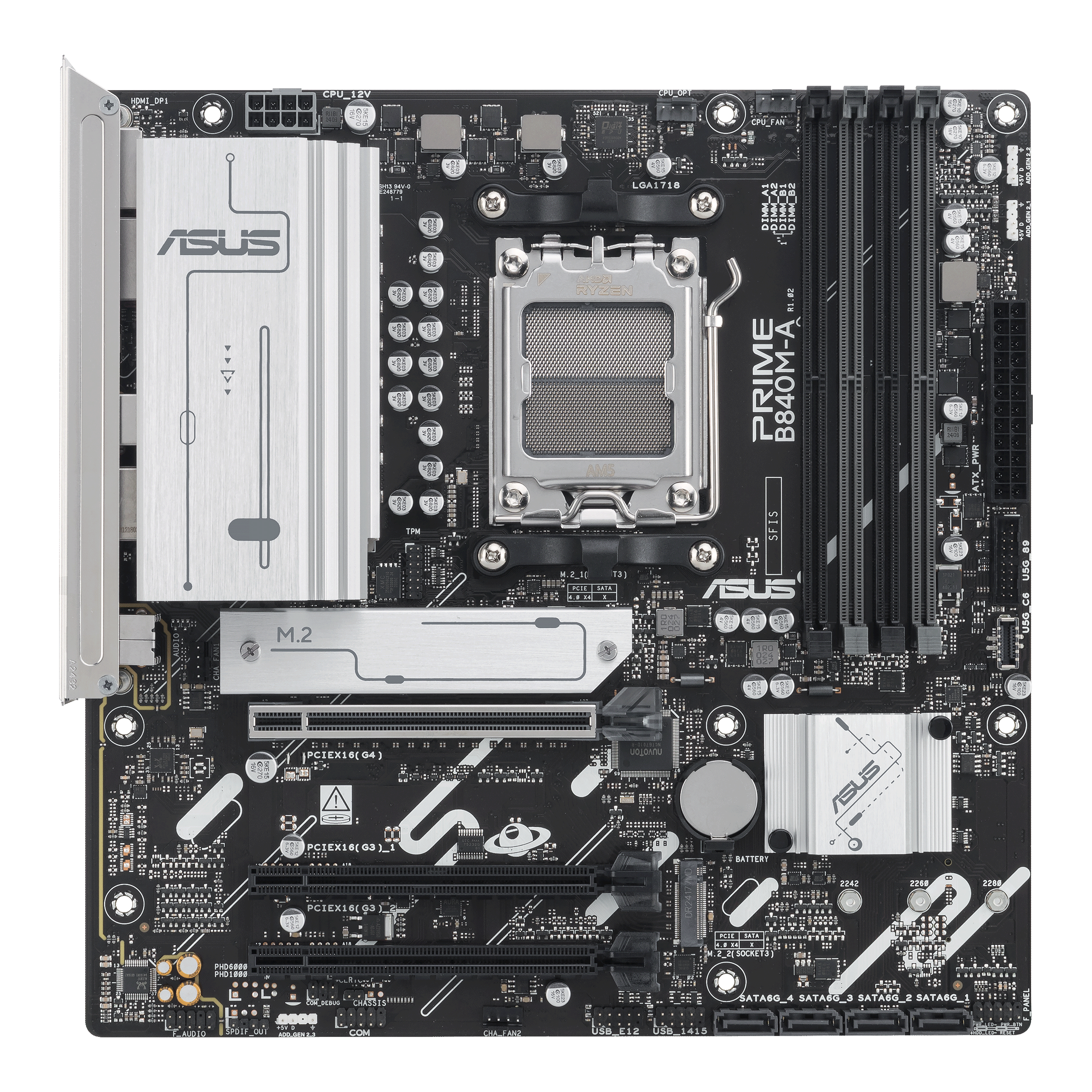 Дънна платка ASUS PRIME B840M-А-CSM AM5