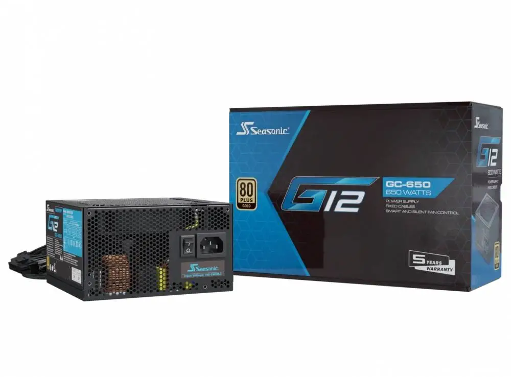 Захранване Seasonic G12 GC-650 V2 650W 80 Plus Gold PSU - SSP-650RT2
