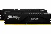 Памет Kingston FURY Beast Black 64GB (2x32GB) DDR5 6400MHz CL32 XMP/EXPO - KF564C32BBEK2-64