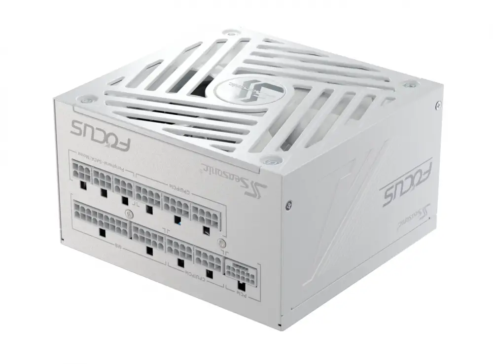 Захранване Seasonic FOCUS GX-1000 White 1000W 80 Plus Gold ATX 3.1 PCIe 5.1 Fully Modular PSU