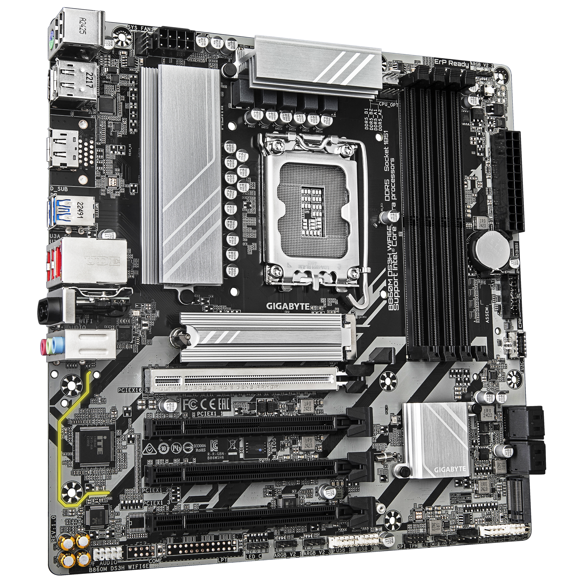 Дънна платка GIGABYTE B860M DS3H WIFI 6E