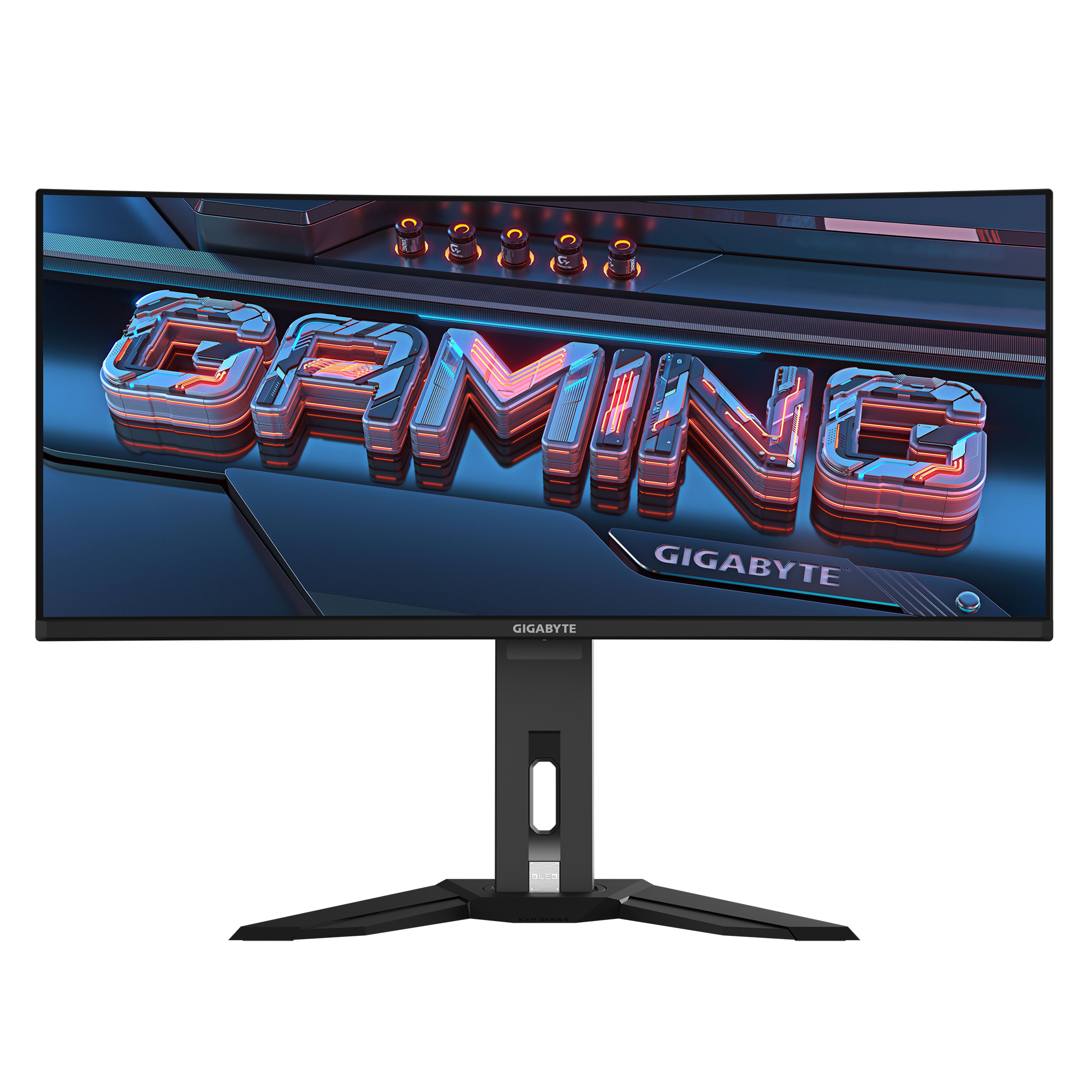 Монитор GIGABYTE MO34WQC - 34" QD-OLED, WQHD, 175Hz, 0.03ms, Vesa ClearMR 10000, HDR 400, KVM