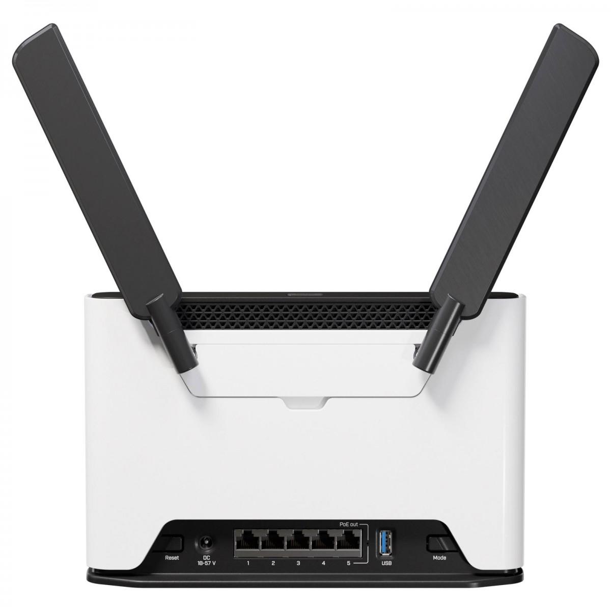 Access point - Punto de acceso MikroTik Wi-Fi 6, IEEE 802.11 b/g/n/ax (2.4 GHz), IEEE 802.11 a/n/ac/ax (5 GHz), 1x USB 3.0 Tipo A,6 dB,
