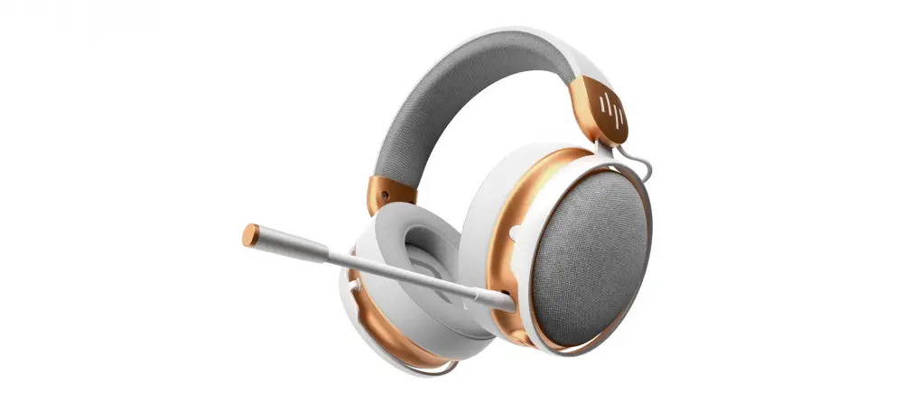 Ігрові бездротові навушники Dark Project Sono Wireless - White/Gold