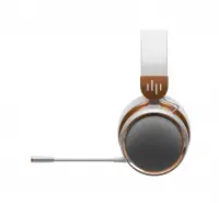 Геймърски безжични слушалки Dark Project Sono Wireless - White/Gold