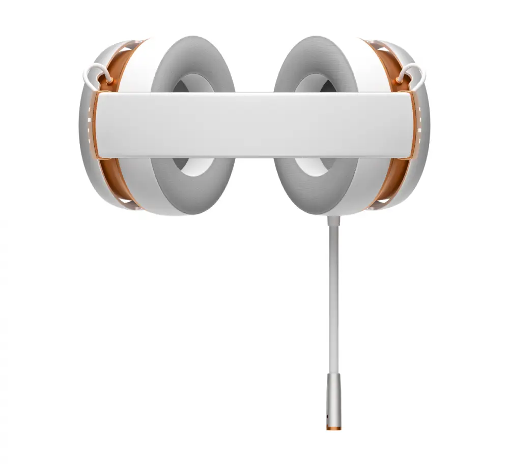 Геймърски безжични слушалки Dark Project Sono Wireless - White/Gold