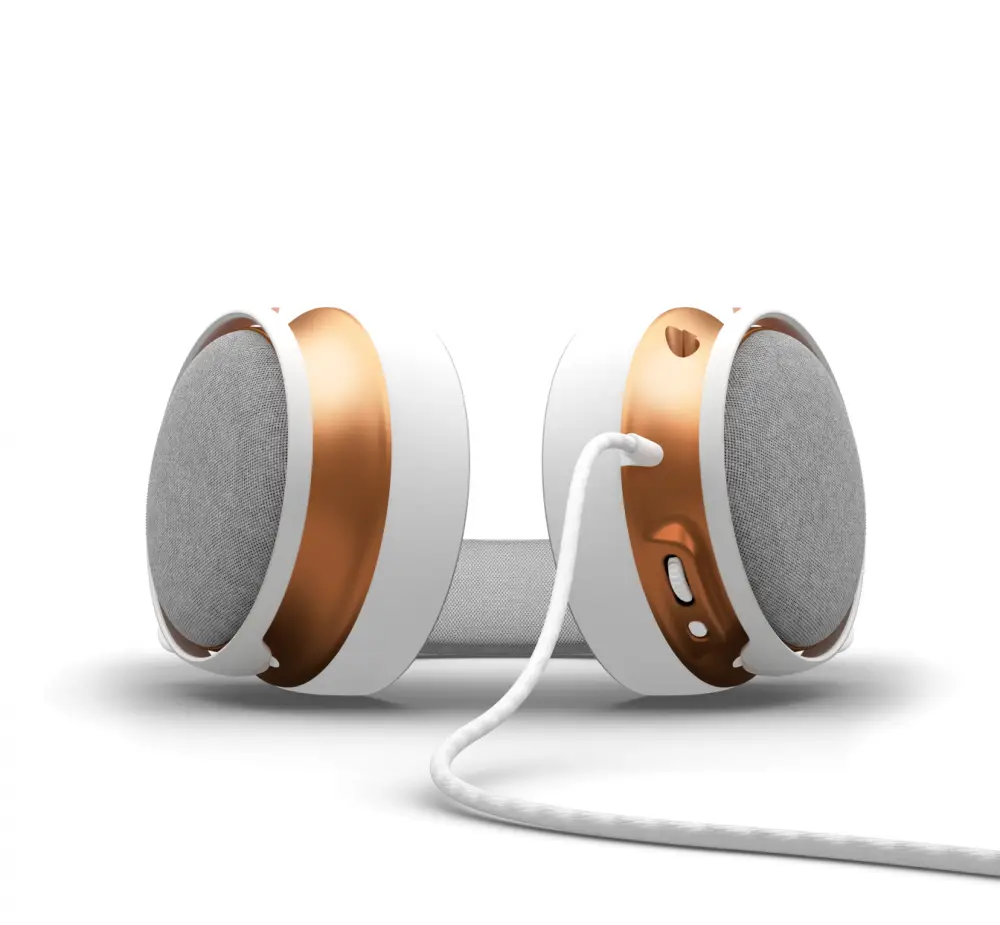 Геймърски слушалки Dark Project Sono Wired - White/Gold