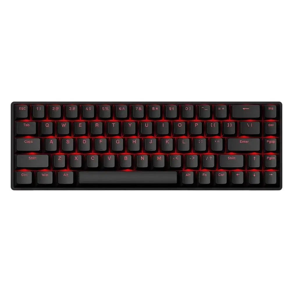 Геймърска клавиатура Madlions FIRE 68 PRO - 8K, Gateron Magnetic Jade Switches, RGB - Black