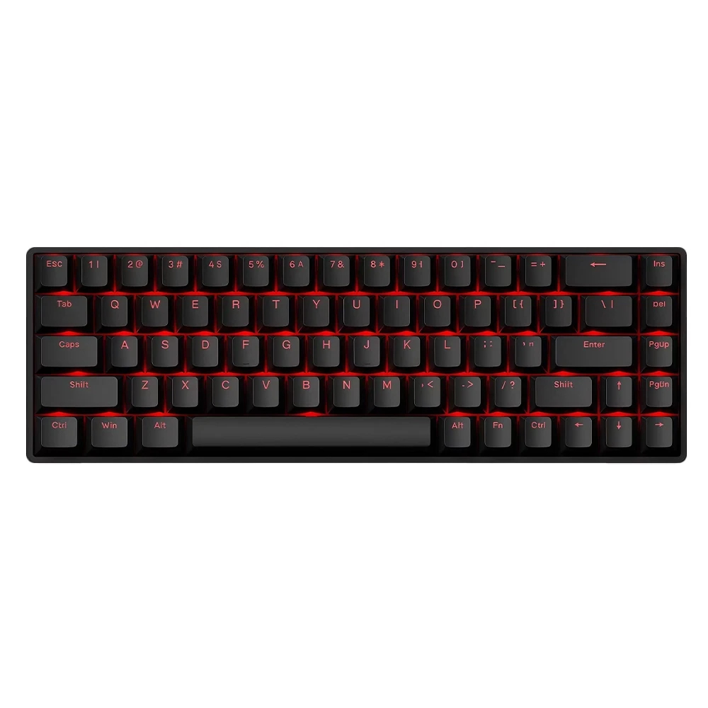 Геймърска клавиатура Madlions FIRE 68 PRO - 8K, Gateron Magnetic Jade Switches, RGB - Black