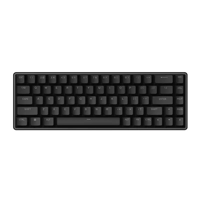 Геймърска клавиатура Madlions FIRE 68 PRO - 8K, Gateron Magnetic Jade Switches, RGB - Black