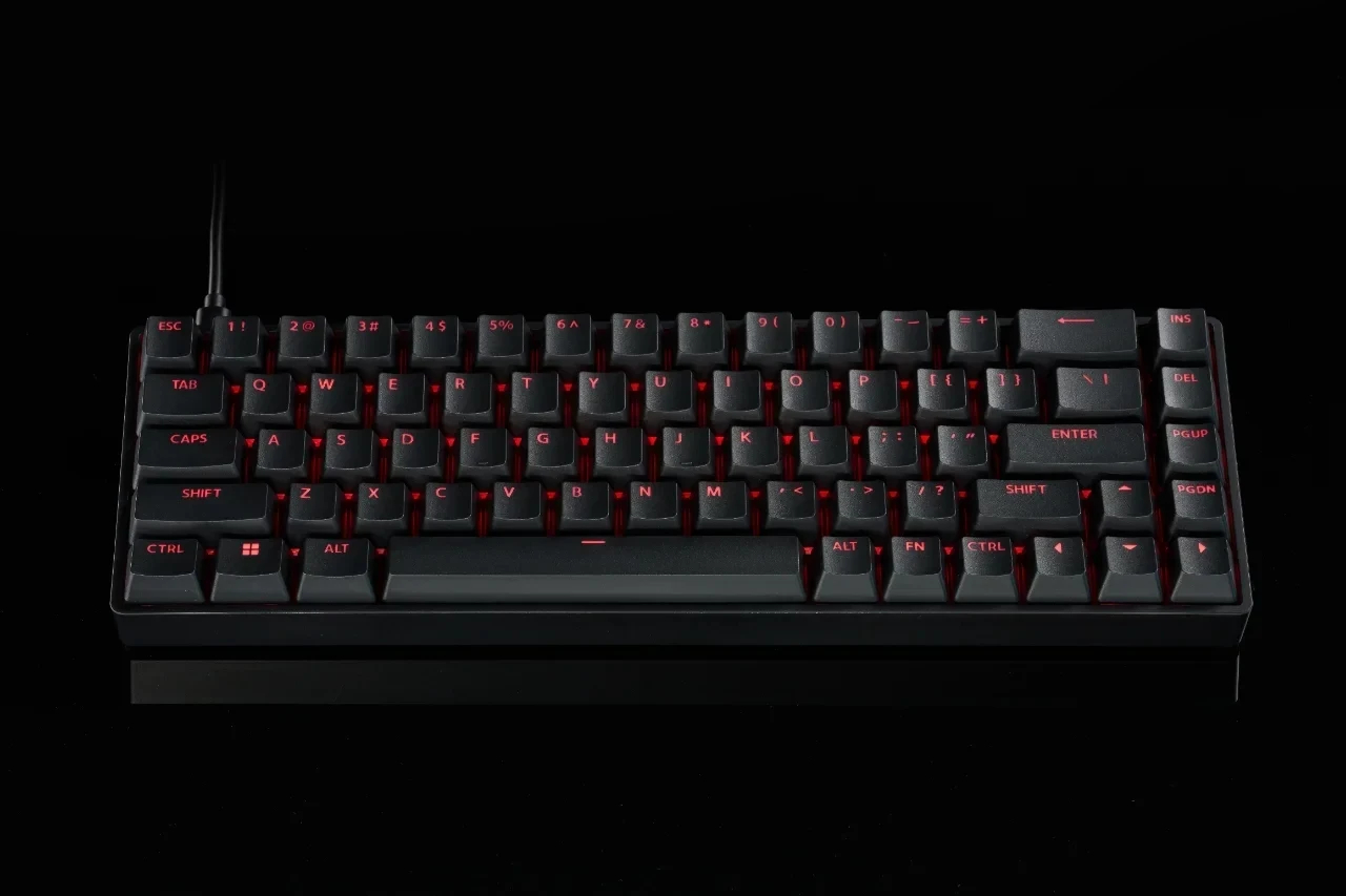 Геймърска клавиатура Madlions FIRE 68 PRO - 8K, Gateron Magnetic Jade Switches, RGB - Black
