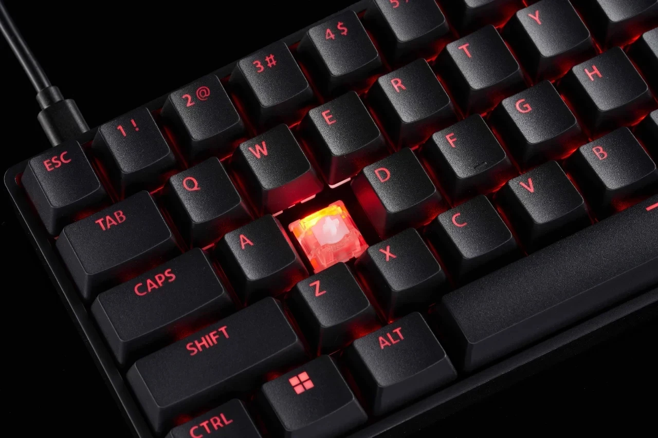 Геймърска клавиатура Madlions FIRE 68 PRO - 8K, Gateron Magnetic Jade Switches, RGB - Black