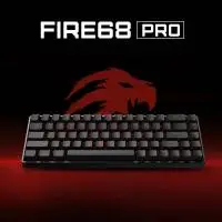 Геймърска клавиатура Madlions FIRE 68 PRO - 8K, Gateron Magnetic Jade Switches, RGB - Black