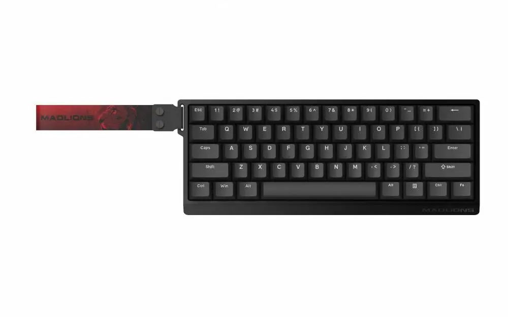 Геймърска клавиатура Madlions  MAD 60 HE Flagship - 8K, Magnetic Amber Pro Switches - Black