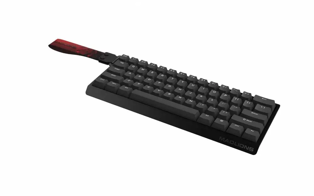 Геймърска клавиатура Madlions  MAD 60 HE Flagship - 8K, Magnetic Amber Pro Switches - Black