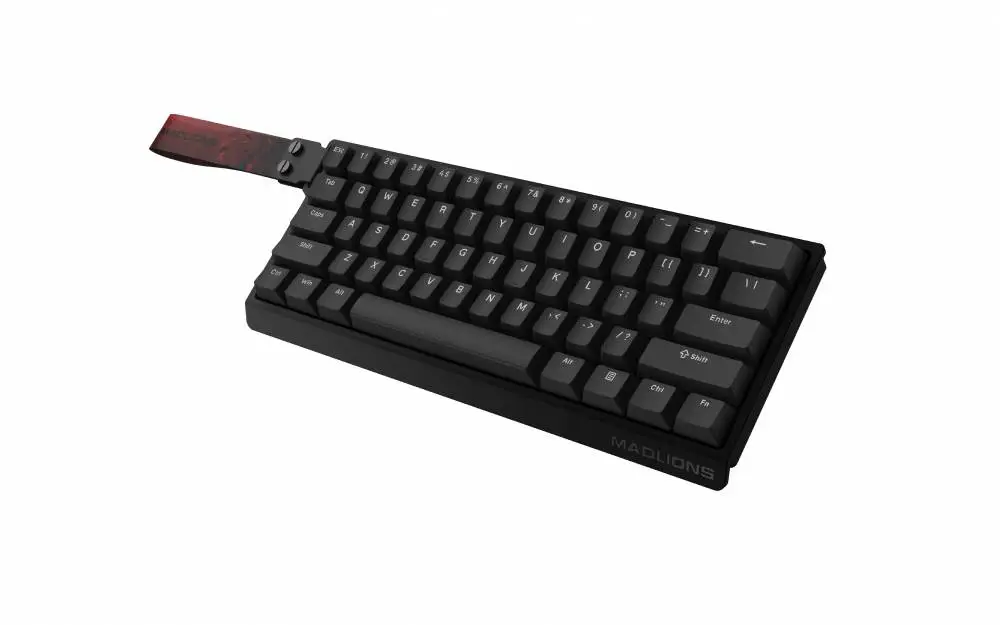 Геймърска клавиатура Madlions  MAD 60 HE Flagship - 8K, Magnetic Amber Pro Switches - Black
