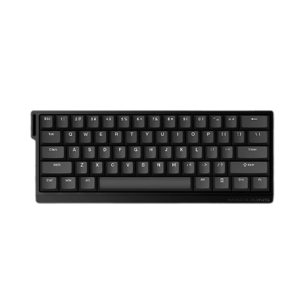 Геймърска клавиатура Madlions MAD 60 HE RGB - 1K, Magnetic Amber Pro Switches - Black