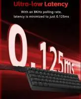Геймърска клавиатура Madlions MAD 60 HE RGB - 1K, Magnetic Amber Pro Switches - White