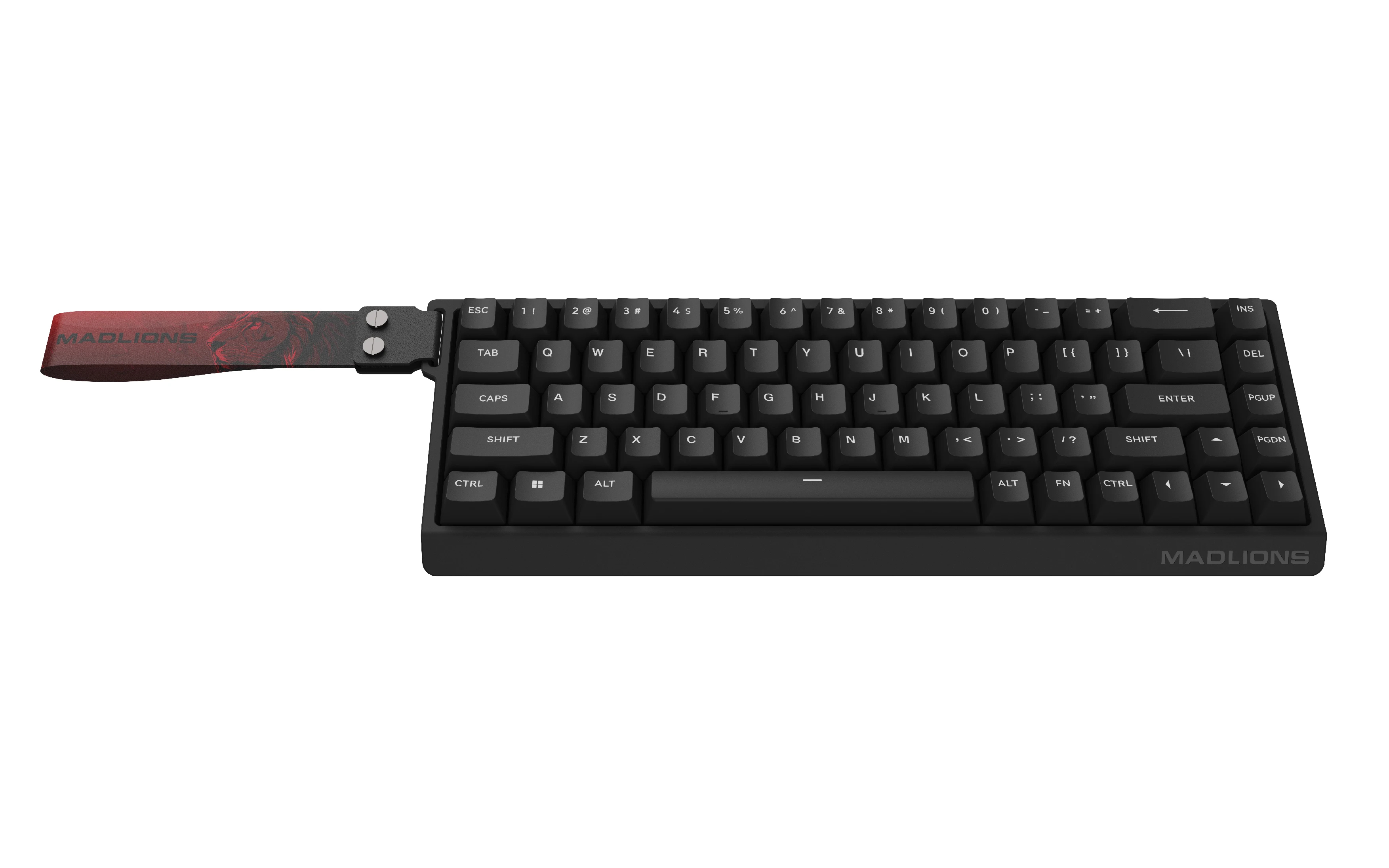 Геймърска клавиатура Madlions MAD 68 HE RGB - 1K, Magnetic Amber Pro Switches - Black
