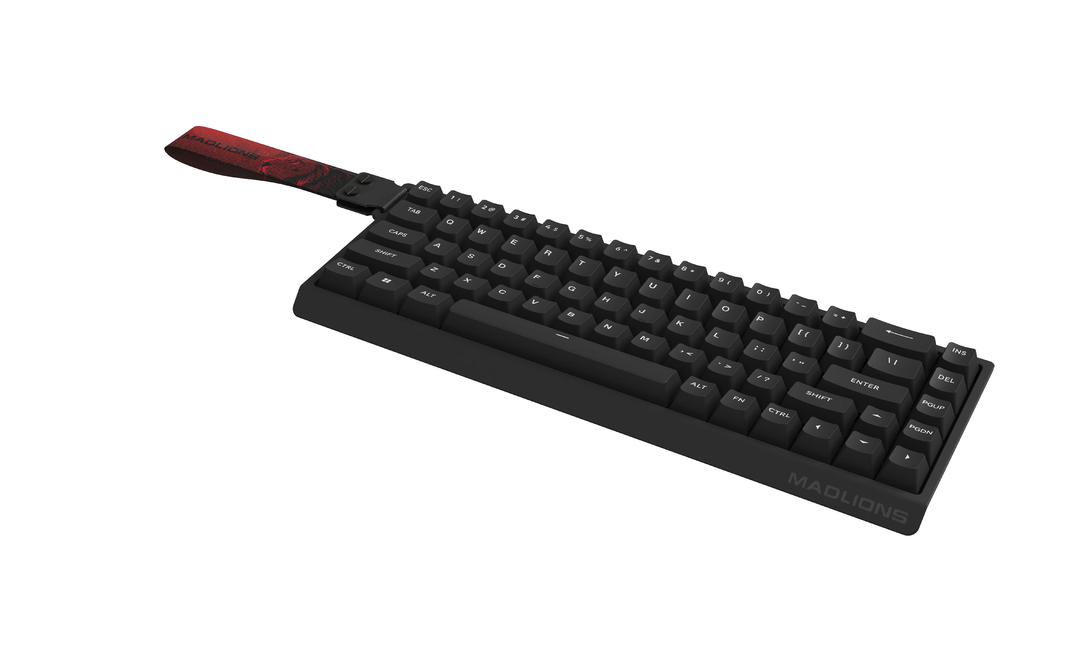 Геймърска клавиатура Madlions MAD 68 HE RGB - 1K, Magnetic Amber Pro Switches - Black