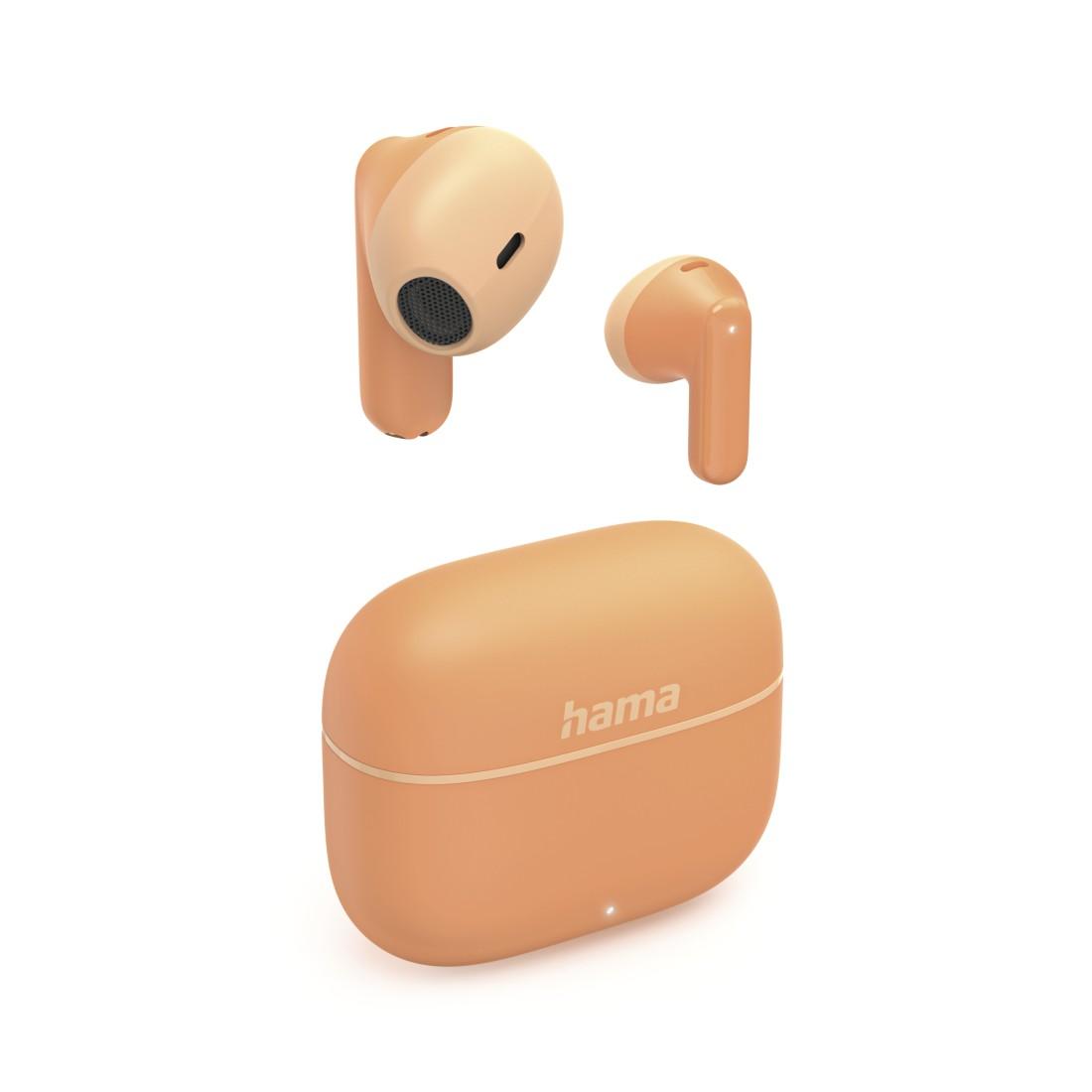 Hama Блутут слушалки "Freedom Light II", Bluetooth, TWS, Оранжев