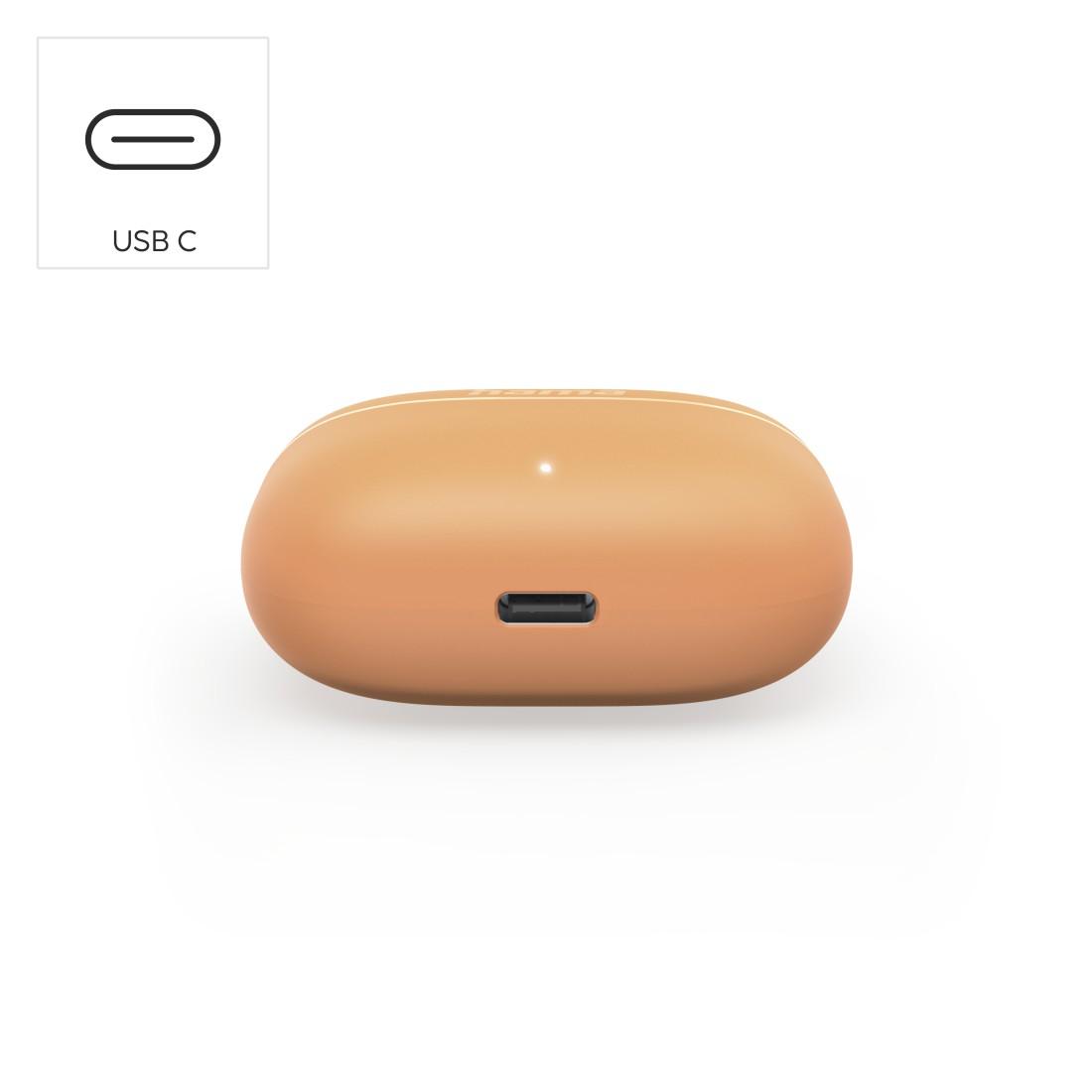 Hama Блутут слушалки "Freedom Light II", Bluetooth, TWS, Оранжев