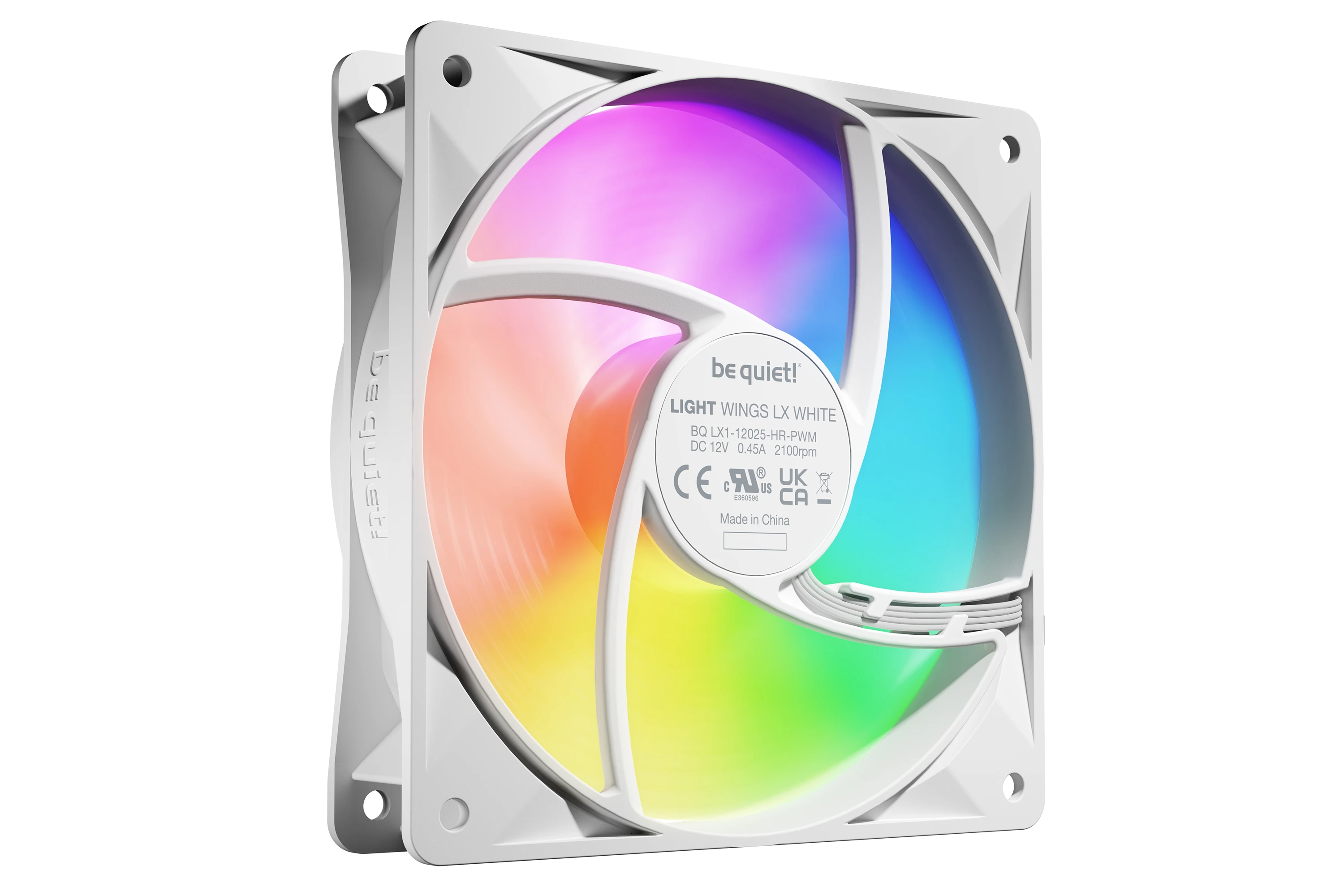 Вентилатори be quiet! LIGHT WINGS LX 120mm PWM high-speed White Fan Pack 3-in-1 3 x 120mm - BL125