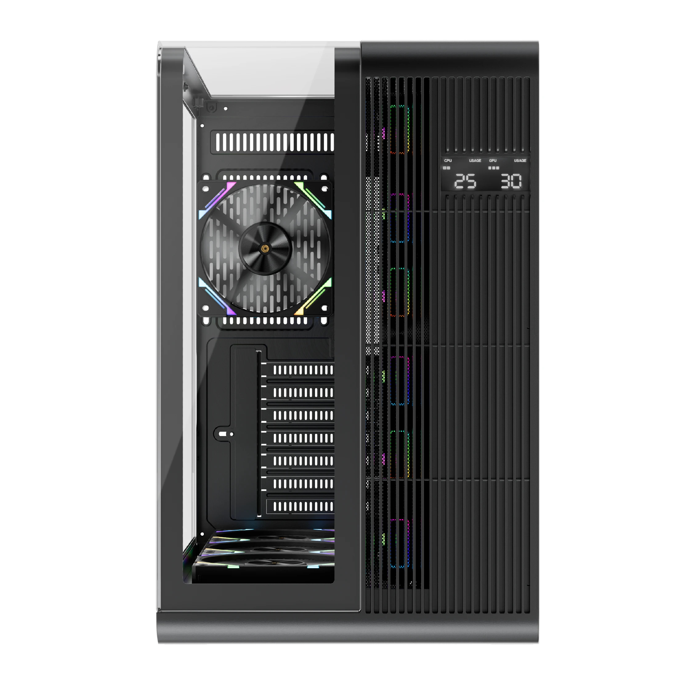 Корпус 1stPlayer RT7 Black Case ATX LED display
