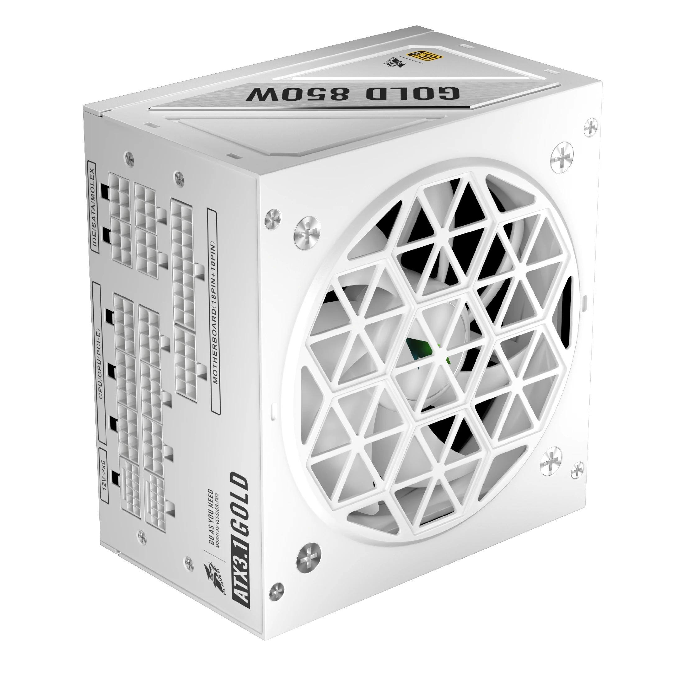 Захранване 1stPlayer HA-850BA4WHITE 850W 80 Plus Gold ATX 3.1 PCIe 5.1 Full Modular White PSU
