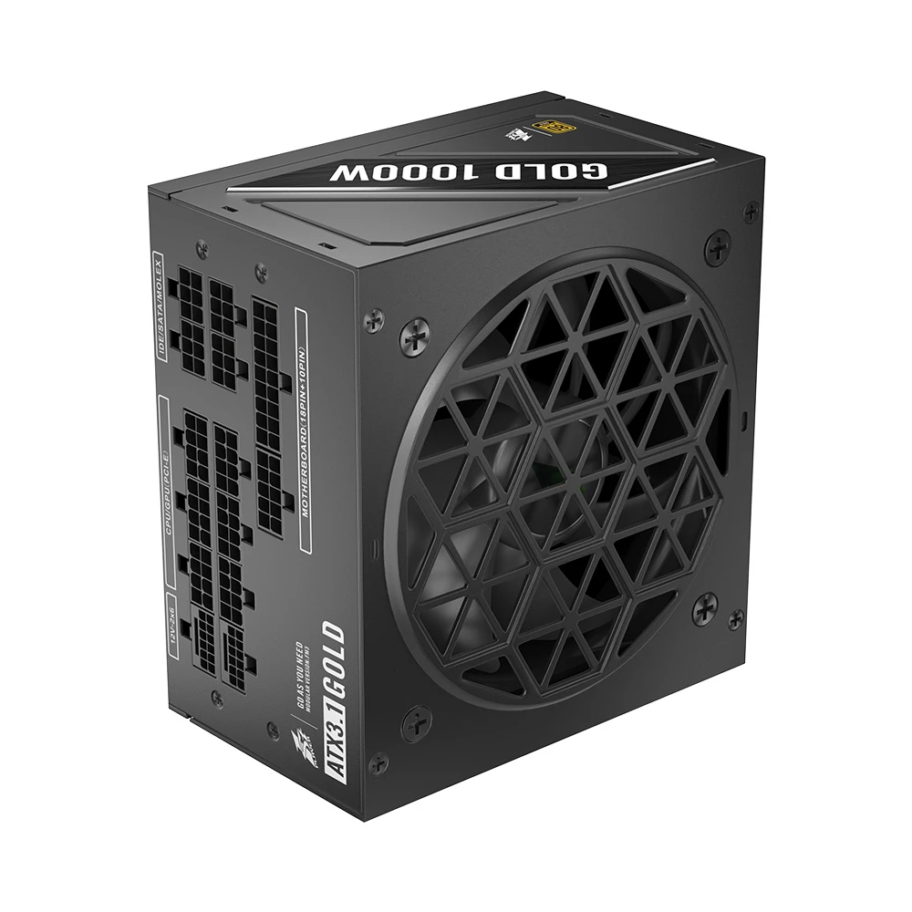 Netzteil 1stPlayer HA-1000BA4 1000W 80 Plus Gold ATX 3.1 PCIe 5.1 Full Modular