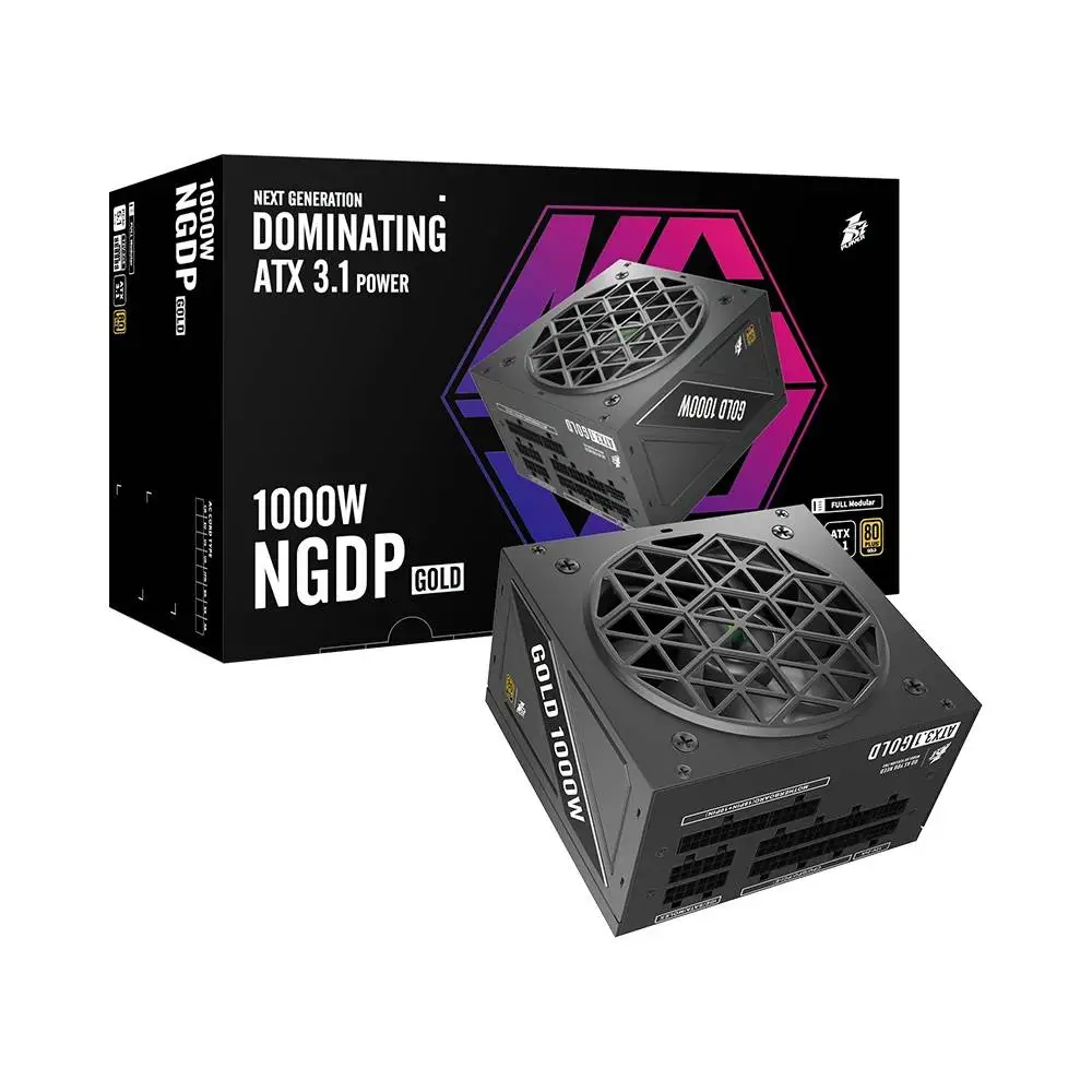Netzteil 1stPlayer HA-1000BA4 1000W 80 Plus Gold ATX 3.1 PCIe 5.1 Full Modular