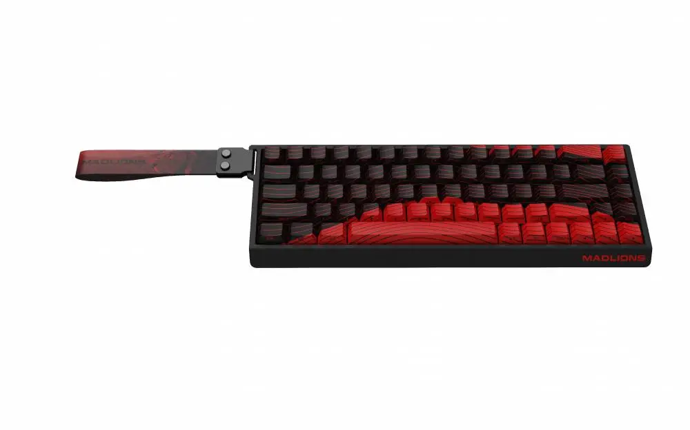Геймърска клавиатура Madlions MAD 68 R - 8K, Kunlun Magnetic Switches - Black/Red