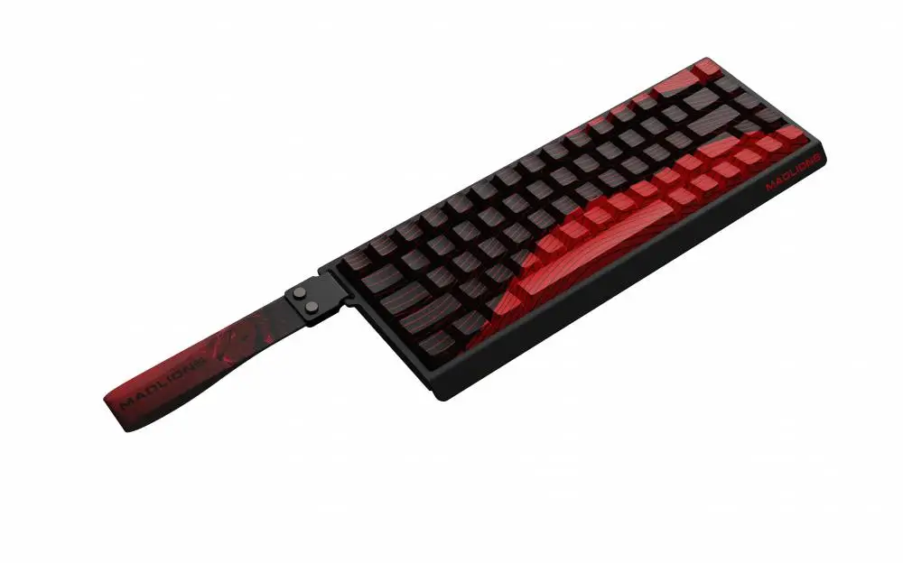 Геймърска клавиатура Madlions MAD 68 R - 8K, Kunlun Magnetic Switches - Black/Red