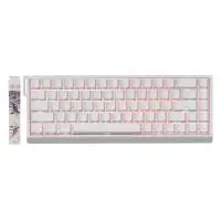 Геймърска клавиатура Madlions MAD 68 HE Flagship - 8K, Magnetic Amber Pro Switches - White
