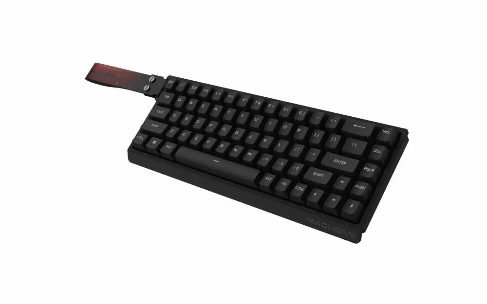 Геймърска клавиатура Madlions MAD 68 HE Flagship - 8K, Magnetic Amber Pro Switches - Black