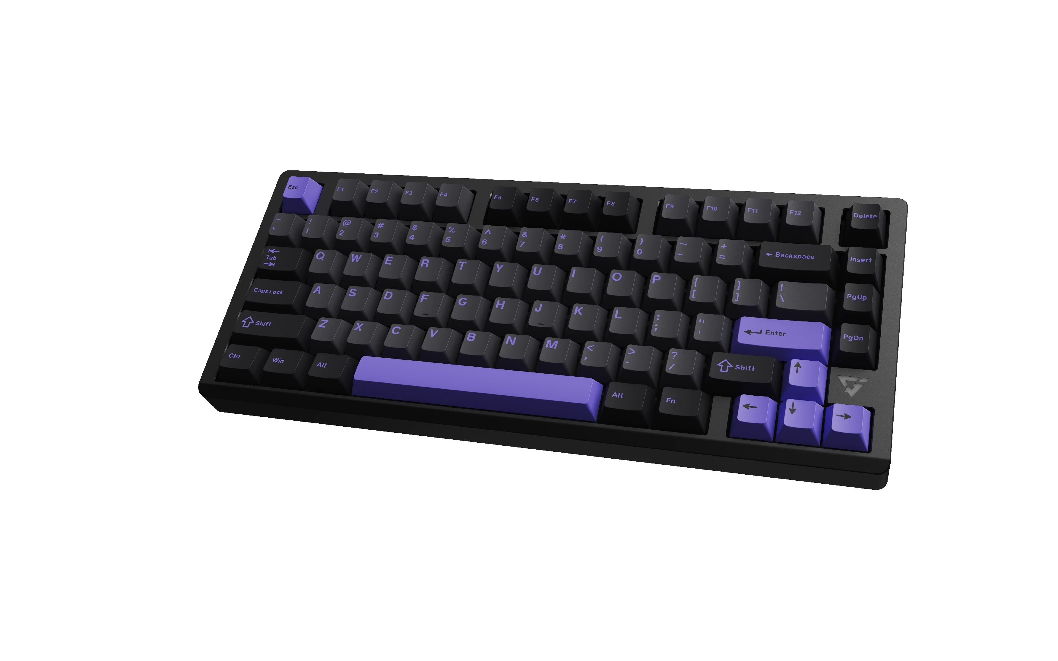 Геймърска безжична клавиатура VGNVXE75 V2 Misty Purple - Aniya Switches, BT5.0, 2.4G, Aluminium