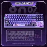 Геймърска механична клавиатура VGNV87 PRO Athena - Aniya Switches, BT5.0, 2.4G