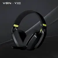 VGN безжични геймърски слушалки Wireless Gaming Headphones - SIREN V1 Black - Bluetooth 5.3, 2.4G