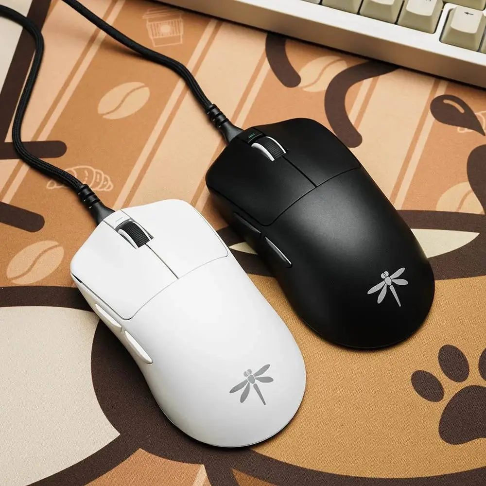 Геймърска мишка VGN  F1 PRO MAX DRAGONFLY - 1K (4K compatible), Kailh Black Gold Mamba Switches, White