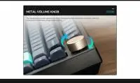 Геймърска механична клавиатура VGN N75 PRO Caribbean Blue - Kailh Vaporwave Switches, RGB