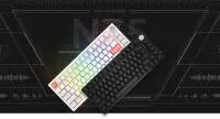 Геймърска механична клавиатура VGN N75 PRO Jelly Orange - Azure Switches, RGB